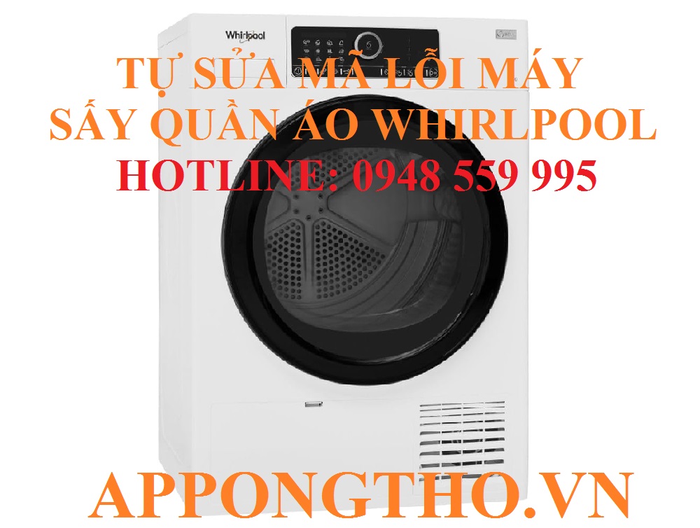 Hướng dẫn tự khắc phục từng lỗi trên máy sấy Whirlpool