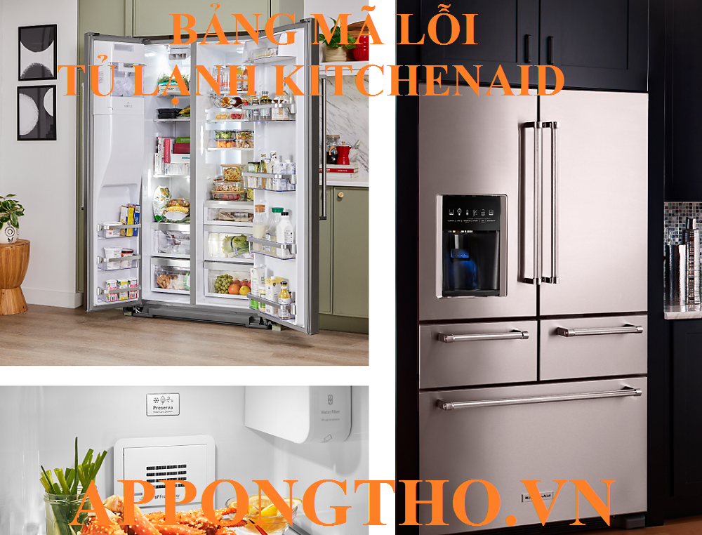 Mã lỗi trên tủ lạnh KitchenAid là gì?