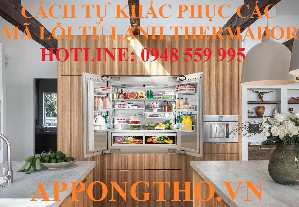 1) Khắc phục cảm biến ngăn mát (Lỗi E01, r1) tủ lạnh Thermador