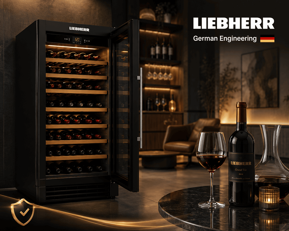 1. Tủ rượu Liebherr báo lỗi F0: Cảm biến