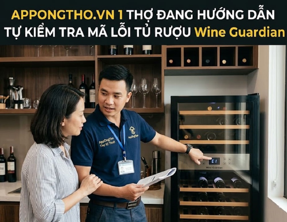 8. Tủ rượu Wine Guardian báo lỗi LL / HL – Lỗi điện áp