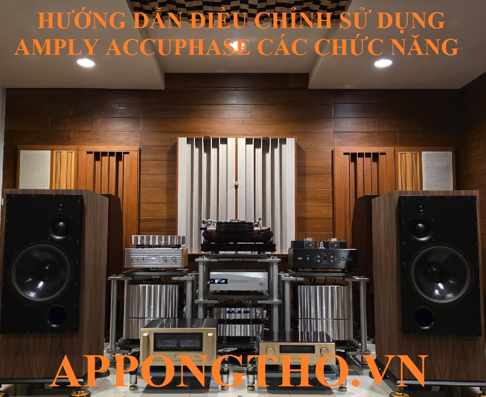 Bảng điều khiển Amply Accuphase