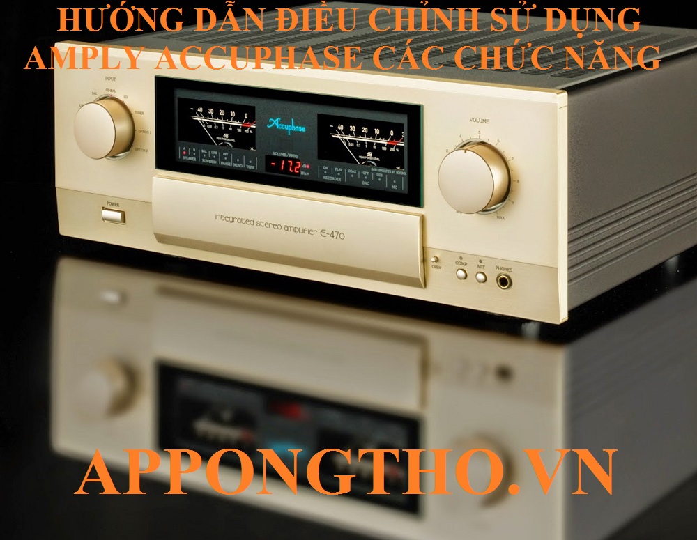 13. Cách chỉnh đơn kênh (Mono) trên Amply Accuphase
