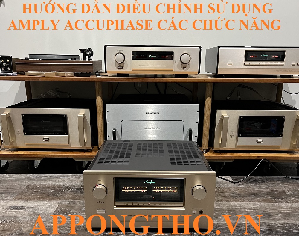 17. Cách chọn card (DAC/AD) trên Amply Accuphase