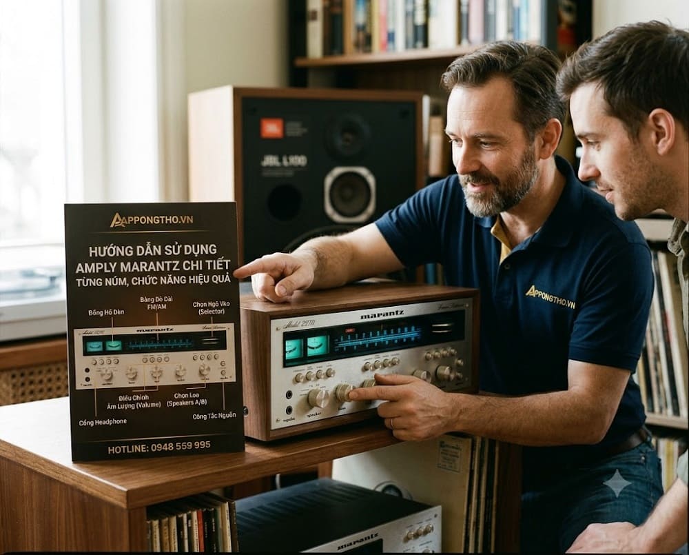 Cách sử dụng Amply Marantz chi tiết từng chức năng