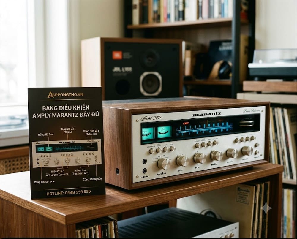 2. Cài đặt Chờ (STANDBY) Amply Marantz