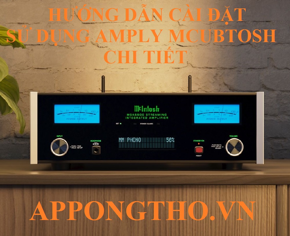 13. Cách tăng âm nhỏ – Loudness trên Amply McIntosh