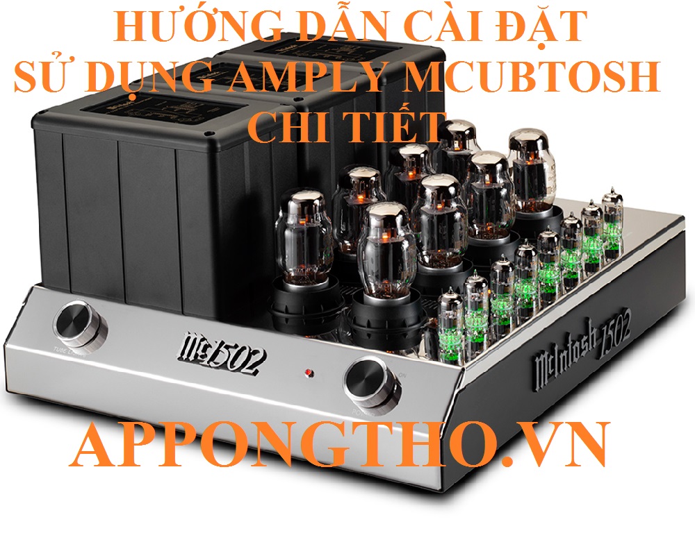 3. Cách tăng/giảm bass – Bass trên Amply McIntosh