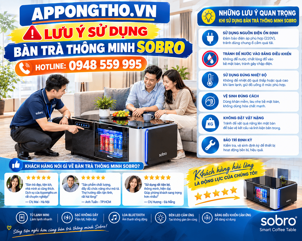Bàn trà thông minh Sobro là gì?