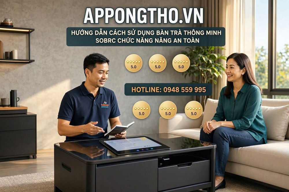 Sử dụng bàn trà Sobro có khó không?