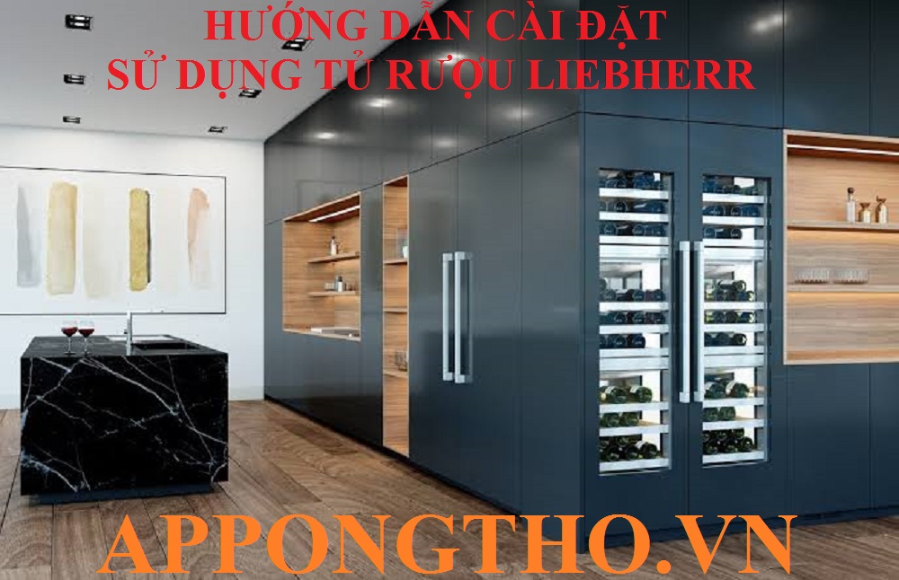 2. Cài đặt + – Tăng nhiệt độ trên tủ rượu Liebherr