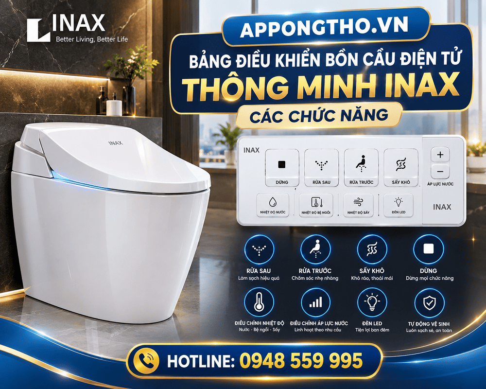 9 Dấu hiệu thường gặp khi sử dụng bồn cầu INAX thông minh