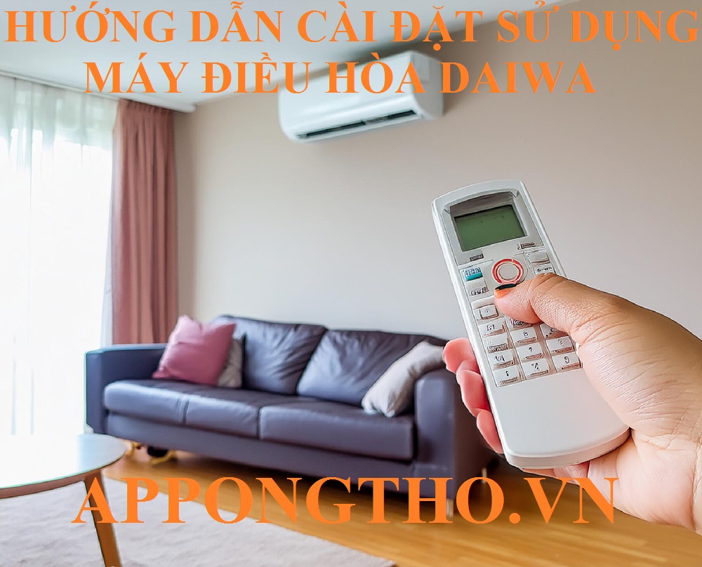 5. Chỉnh tốc độ gió (FAN SPEED 🌀) trên điều hòa Daiwa