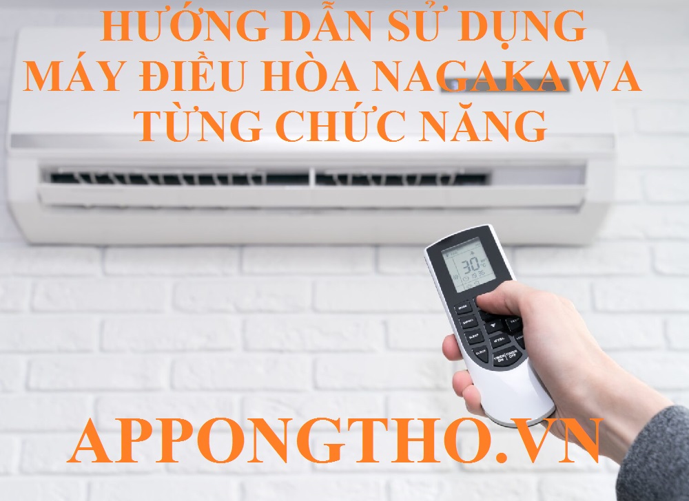 4. Cách Chọn chế độ (MODE) trên điều hòa Nagakawa
