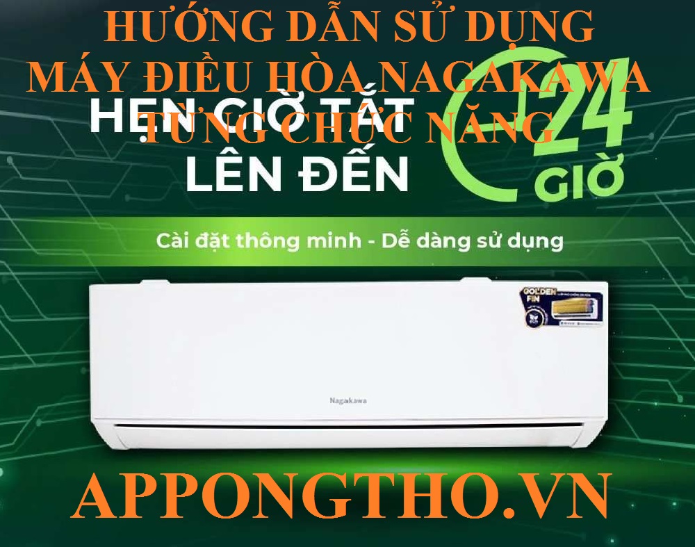 12. Cách chỉnh tốc độ gió (FAN SPEED) trên điều hòa Nagakawa