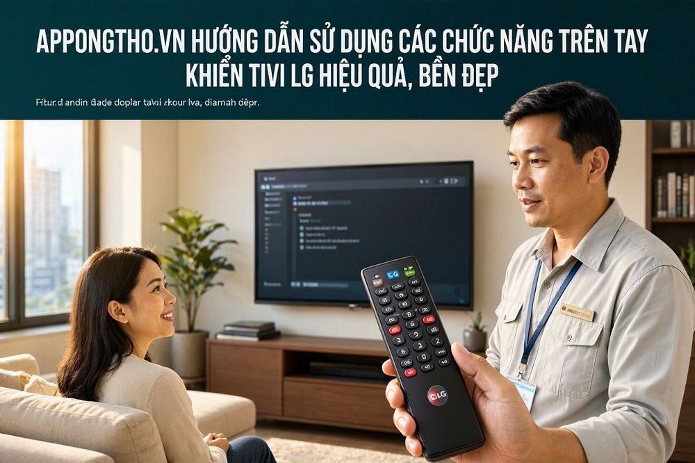 Cách Sử Dụng Điều Khiển Tivi LG Tối Ưu Hiệu Quả Từ A-Z