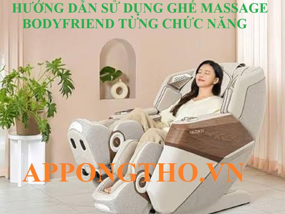 4. Xác nhận lựa chọn OK / Enter (OK) trên ghế Massage Bodyfriend
