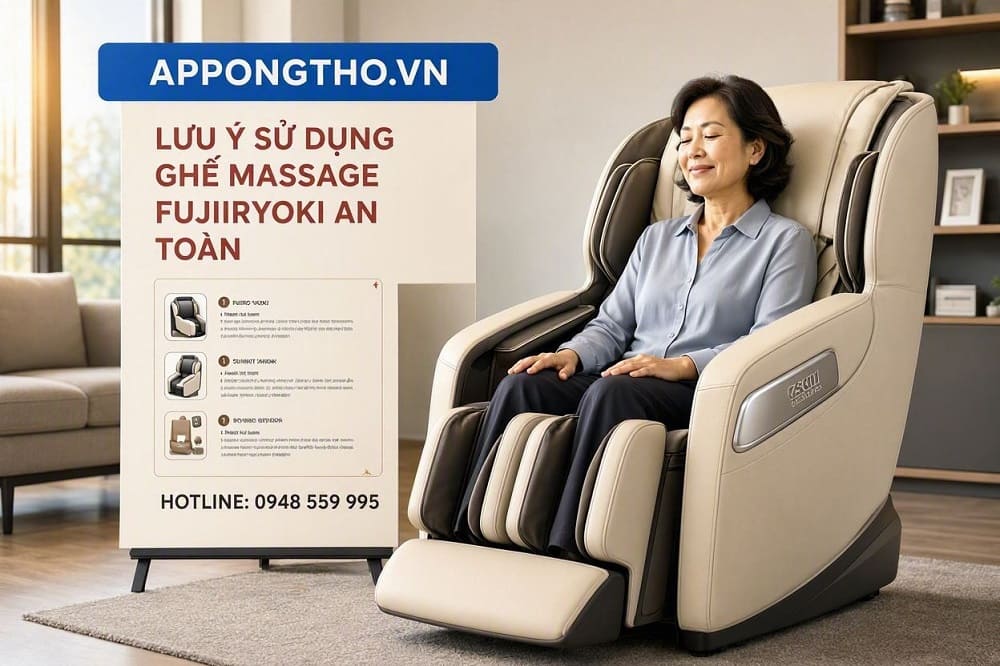8 Dấu hiệu thường gặp khi dùng ghế Massage Fujiiryoki
