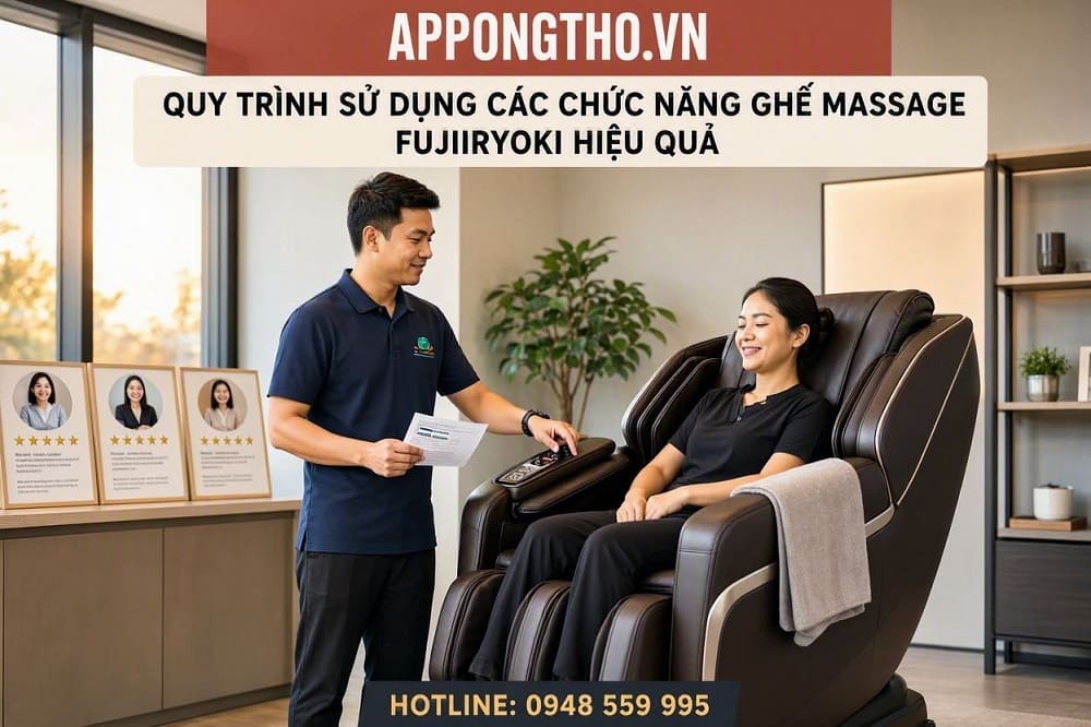11. Cài đặt người dùng và bộ nhớ ghế Massage Fujiiryoki