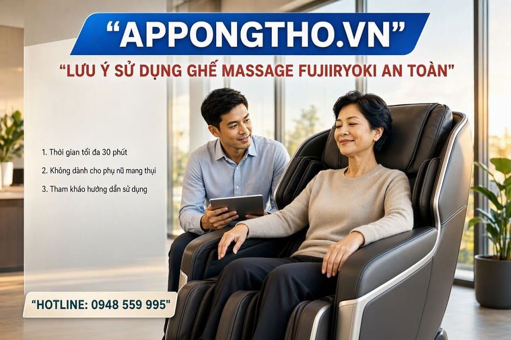 13. Cài đặt ứng dụng và âm thanh ghế Massage Fujiiryoki