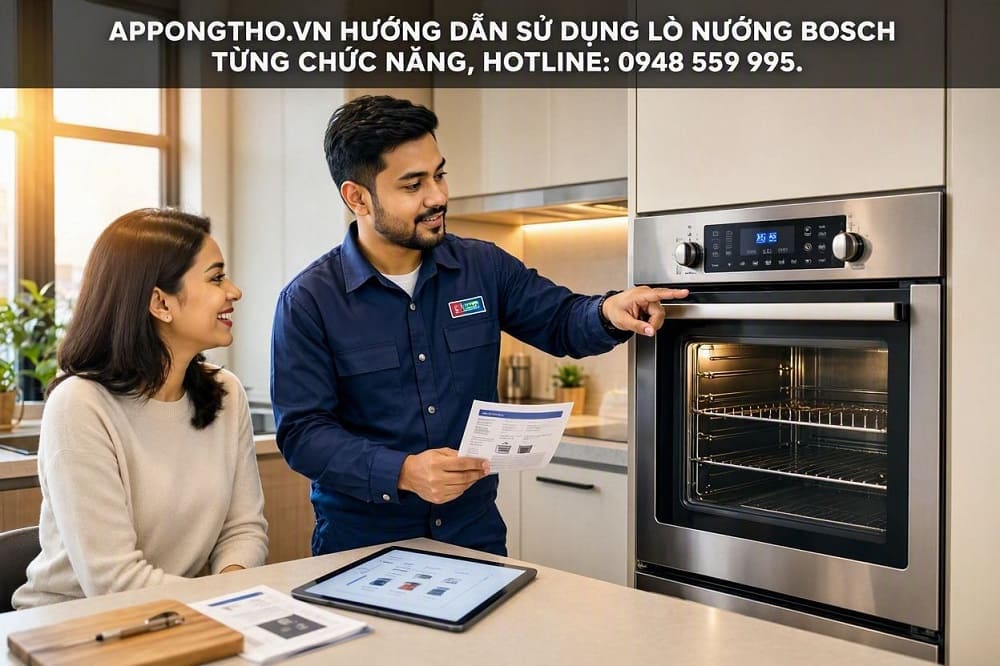 29. Hiển thị nhiệt độ (Temp Display) lò nướng Bosch