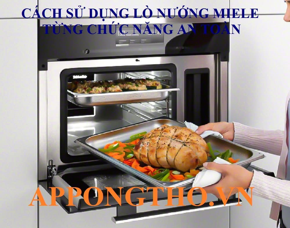 14. Cài đặt Top – Nhiệt trên lò nướng Miele