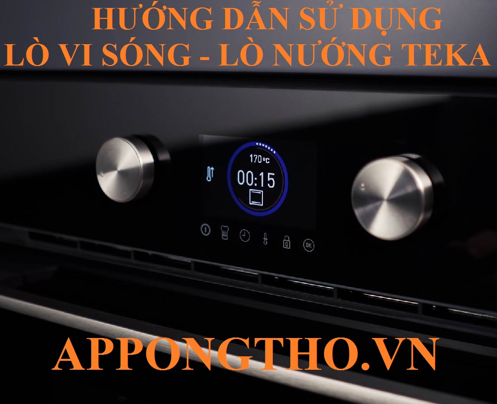 15. Cài đặt nướng + quạt (Grill + Fan) trên lò Teka