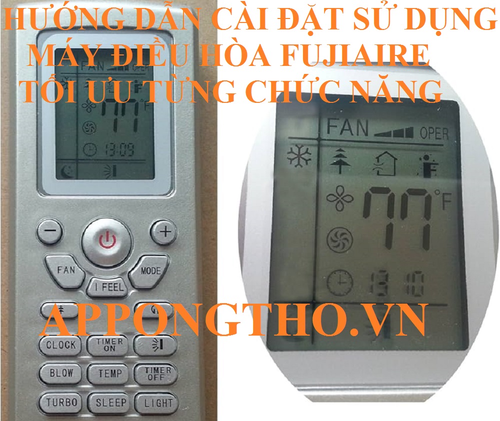 Bảng điều khiển điều hòa Fujiaire