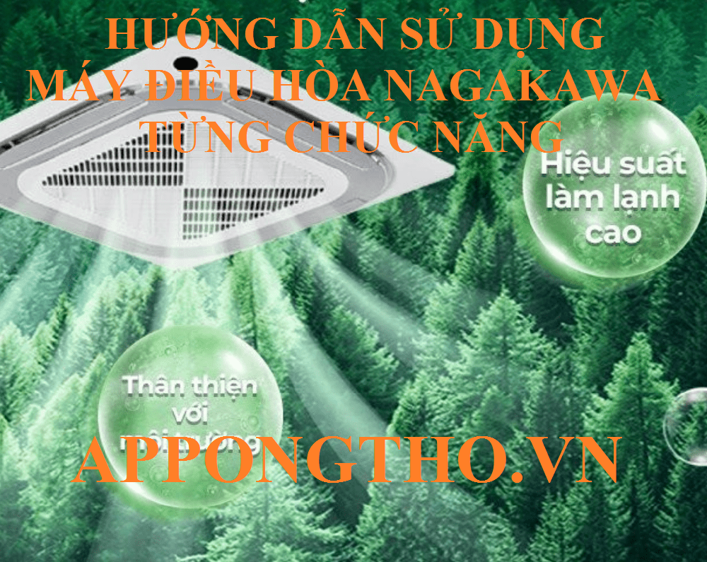 16. Cách cài Giảm ồn (QUIET) trên điều hòa Nagakawa