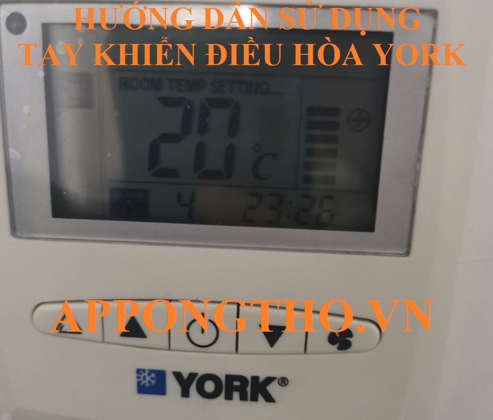 🌬️ Cài chỉ chạy Quạt gió (FAN) trên remote điều hòa York