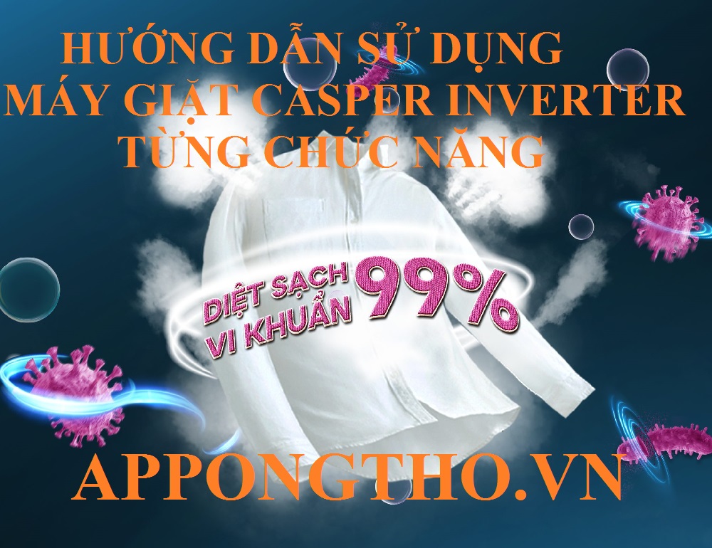 3. Sử dụng múm xoay hoặc nút Chương trình giặt (Program)