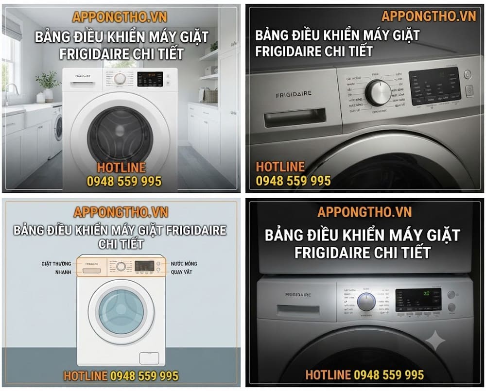 8 Sự cố thường gặp khi sử dụng máy giặt Frigidaire