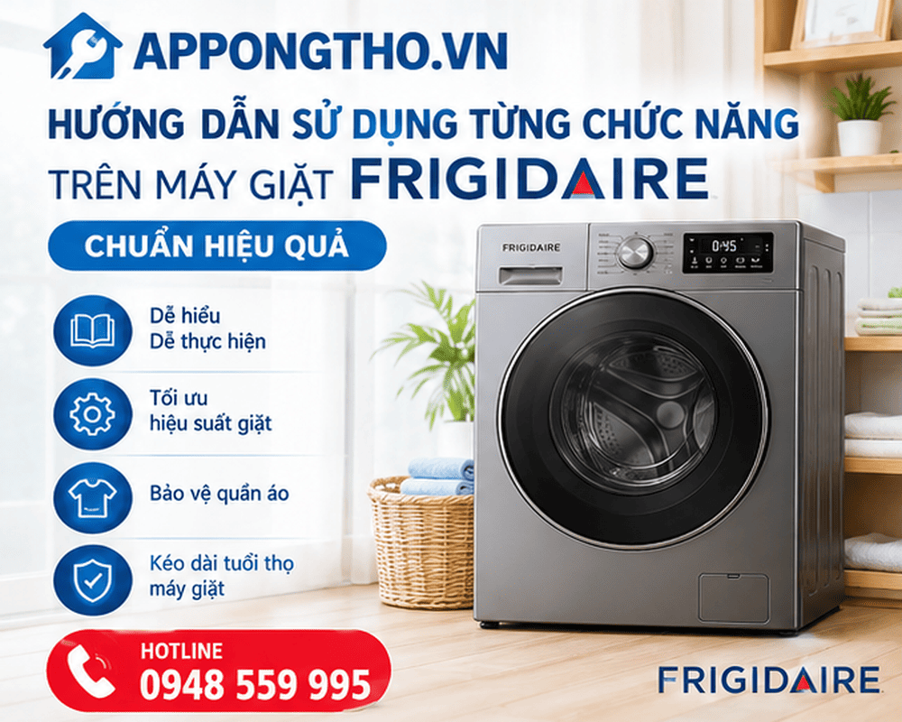 33. Hiển thị thông tin – DIGITAL DISPLAY trên máy giặt Frigidaire