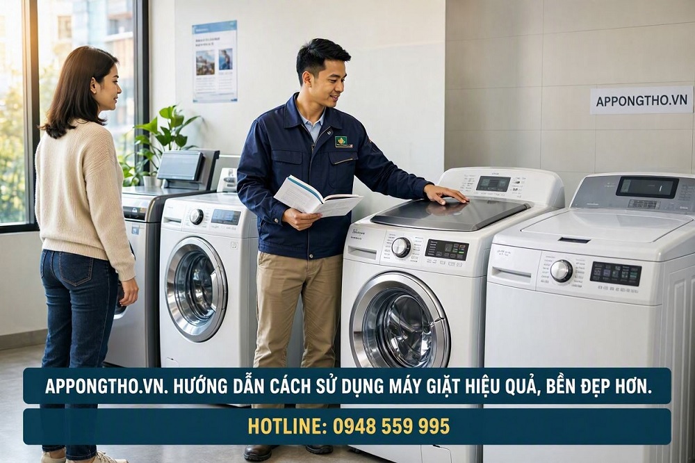 Cách sử dụng máy giặt hiệu quả