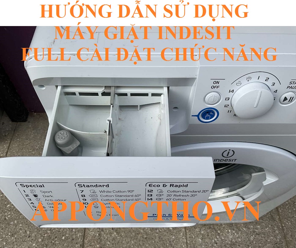 FAQ Hỏi đáp về máy giặt Indesit