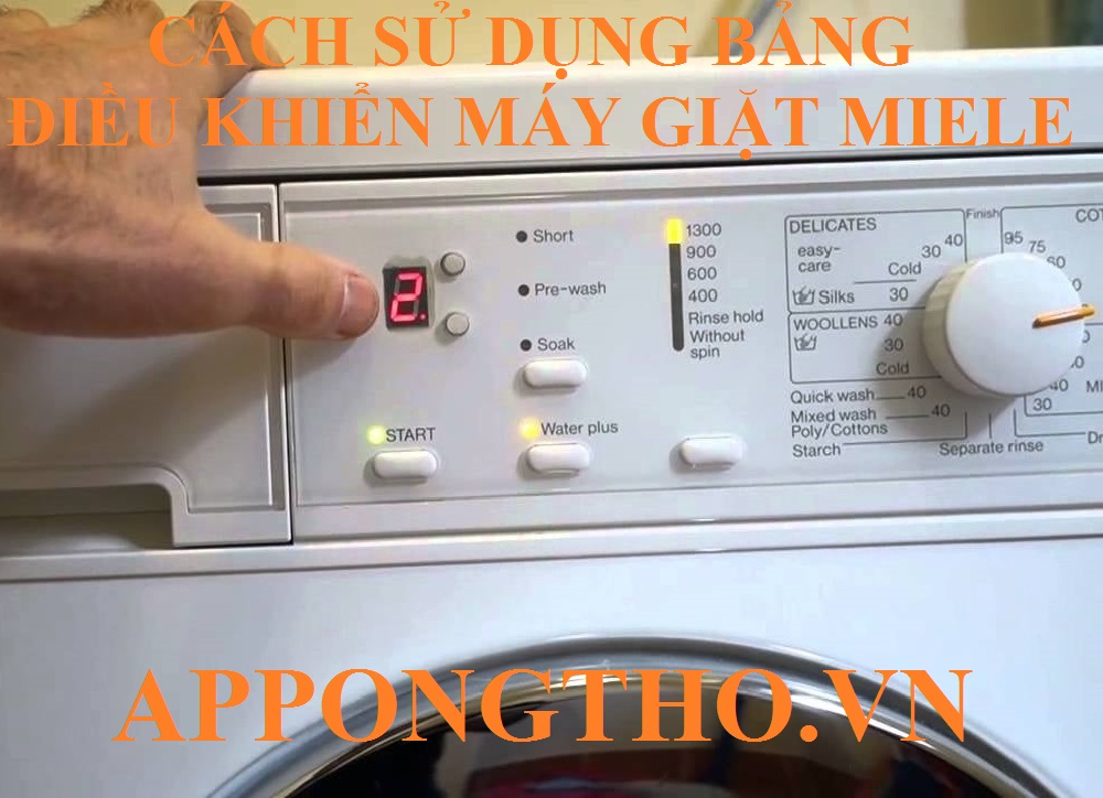 🌡️ 10. Cài đặt Temperature (Nhiệt độ) trên máy giặt Miele