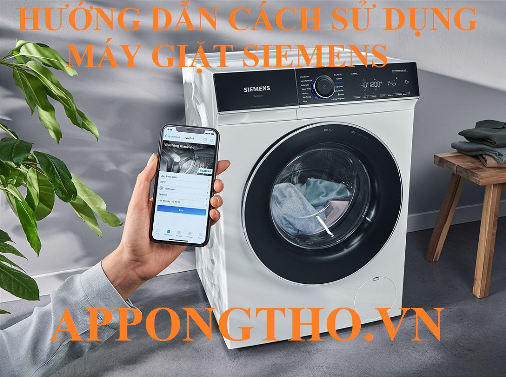 11) Giặt áo sơ mi (Shirts) trên máy giặt Siemens