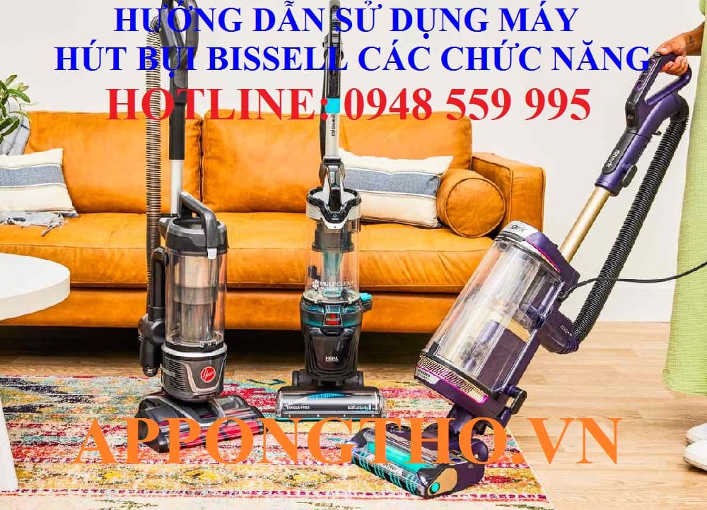 1. Bật/tắt – Power máy hút bụi Bissell