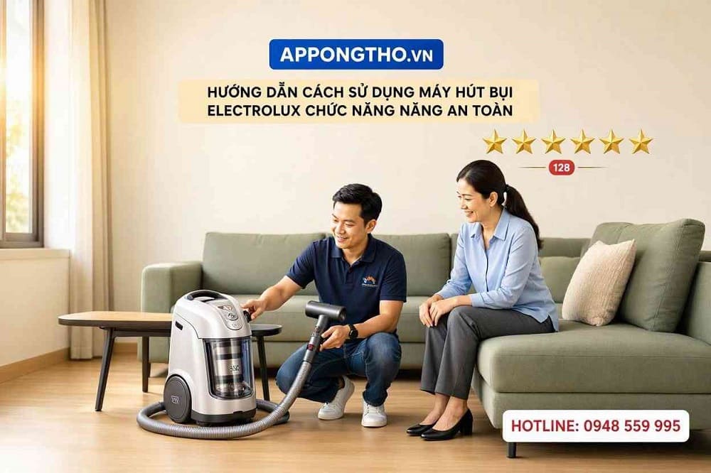 8 Sự cố thường gặp khi sử dụng máy hút bụi Electrolux