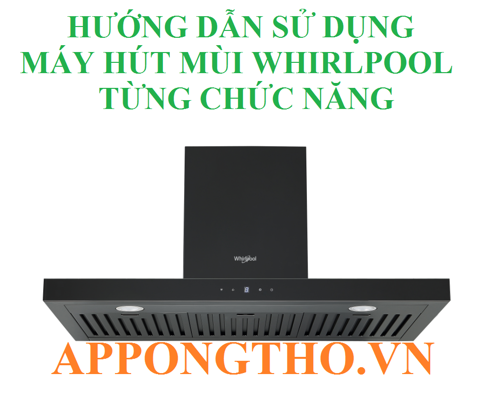 Bảng điều khiển máy hút mùi Whirlpool