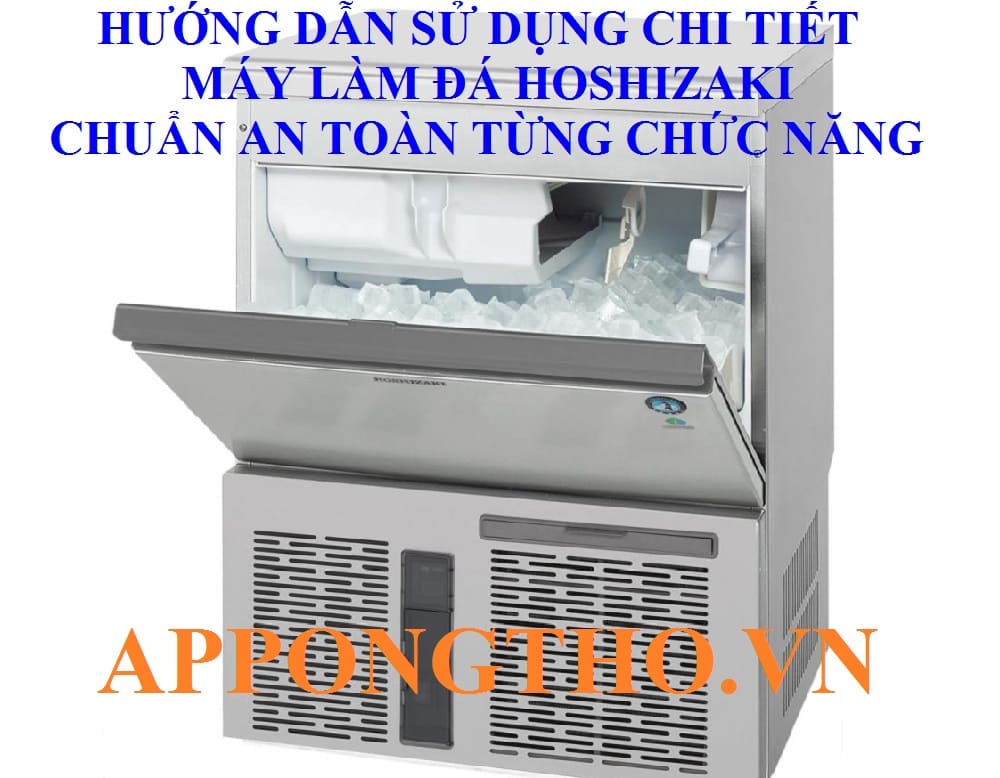 5. Cài đặt SERVICE – Chế độ bảo trì máy làm đá Hoshizaki