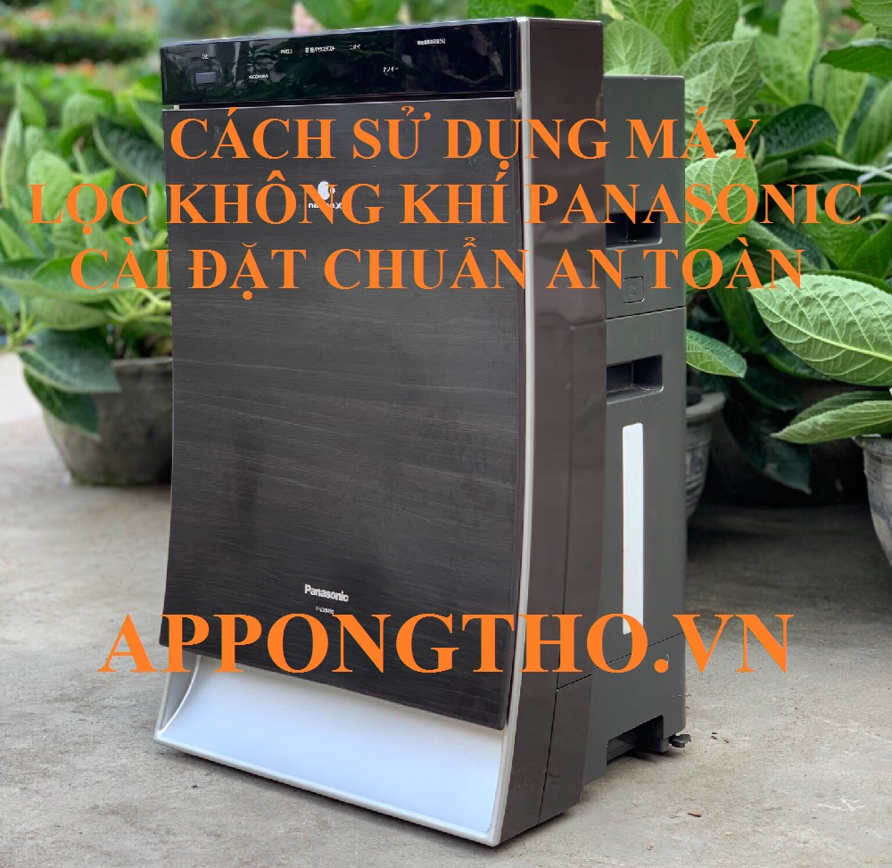 Cài đặt chức năng máy lọc không khí Panasonic.
