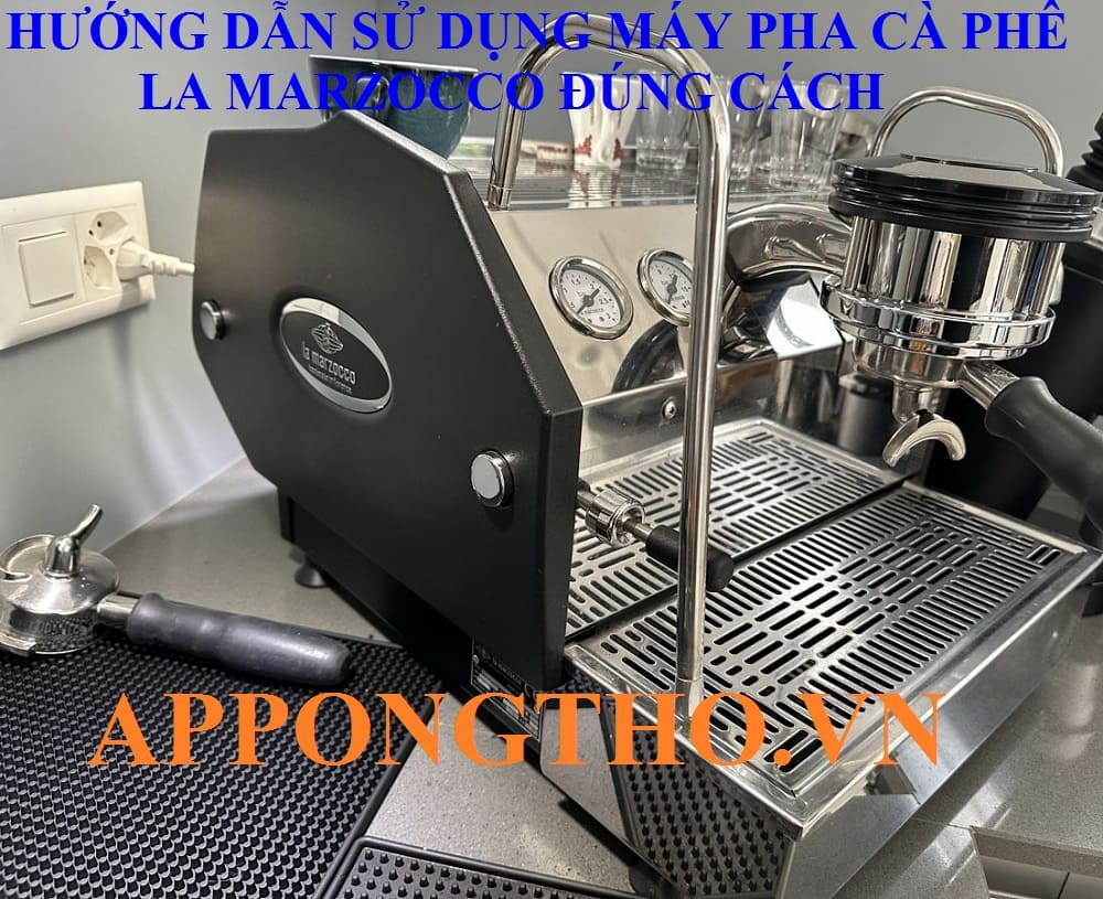 1. Cách Pha 1 ly — 1 Cup ☕ trên máy pha cà phê La Marzocco