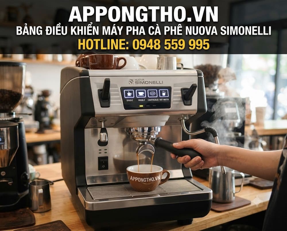 Cách sử dụng máy pha cà phê Nuova Simonelli từng chức năng