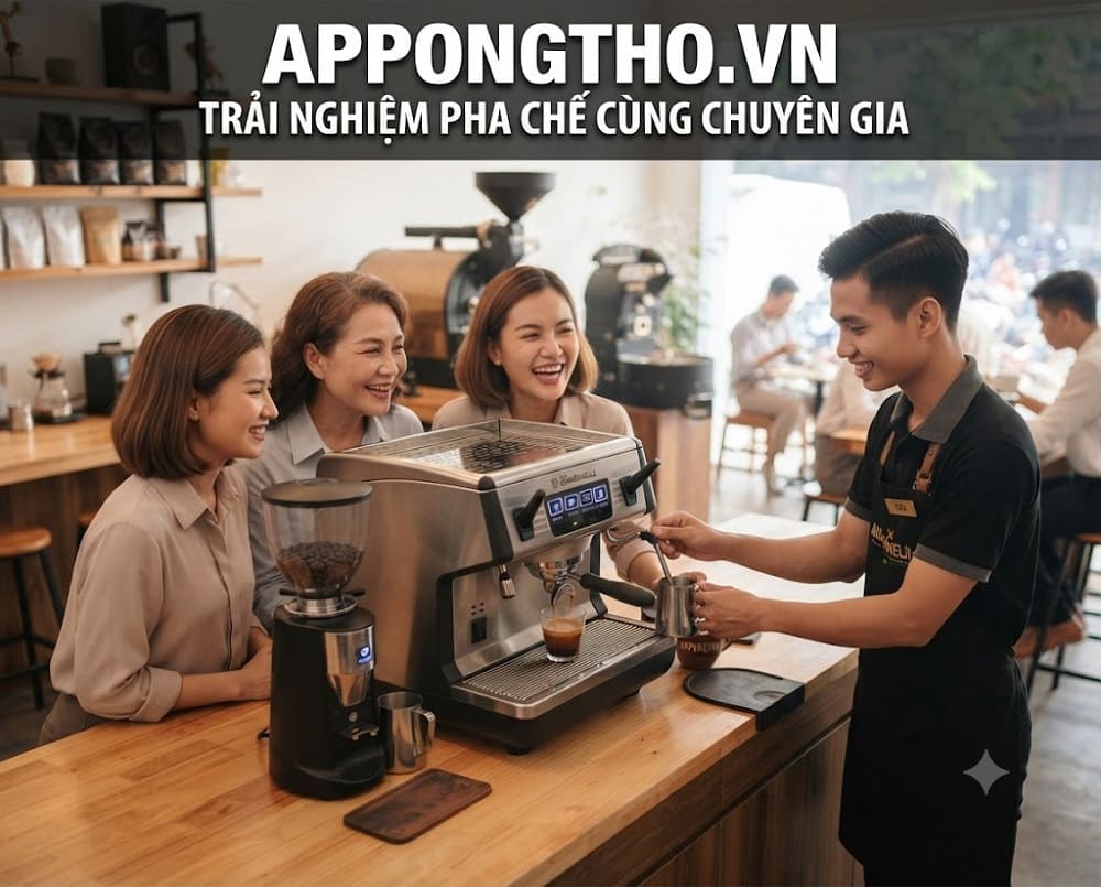 2. Cài đặt 1 Cup – Pha 1 tách Nuova Simonelli