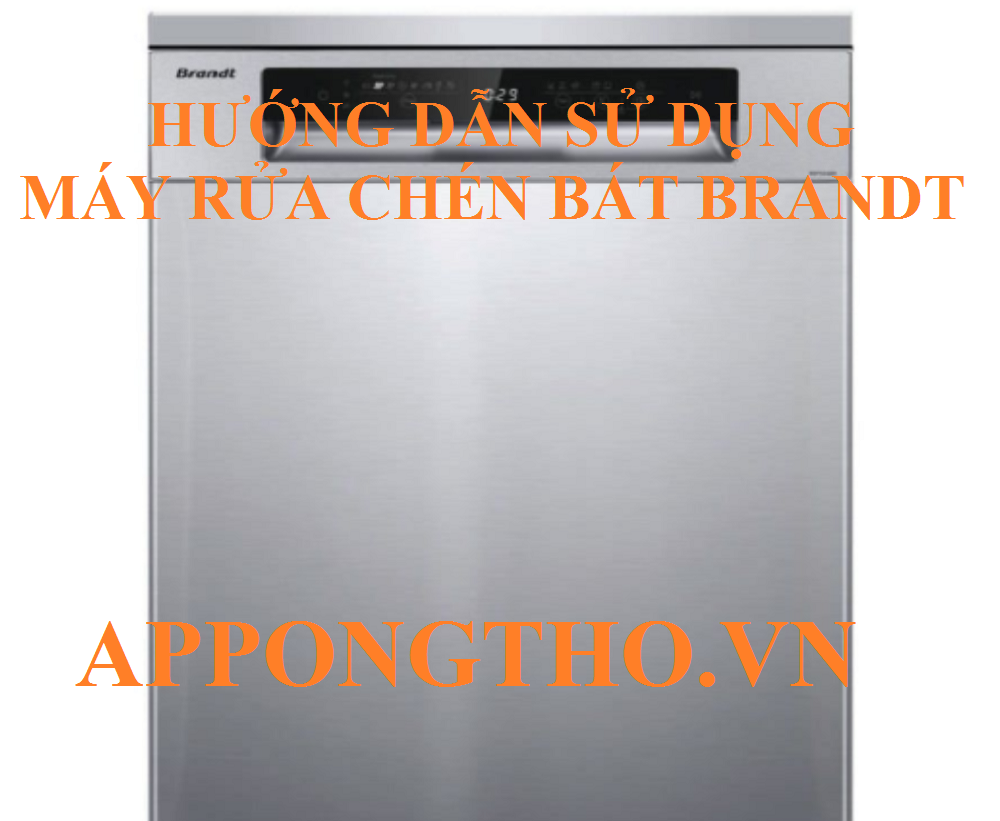 8 Cảnh báo thường gặp trên máy rửa bát Brandt