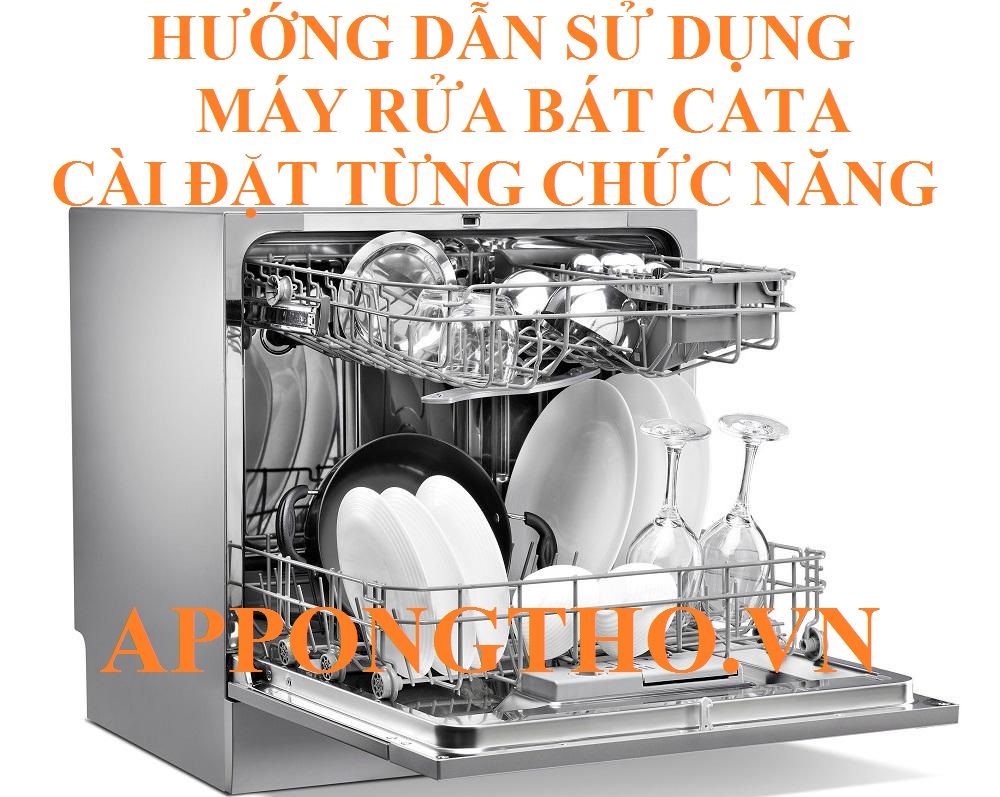 9. Cài đặt Rửa nhanh (30° / Quick Wash) trên máy rửa bát Cata