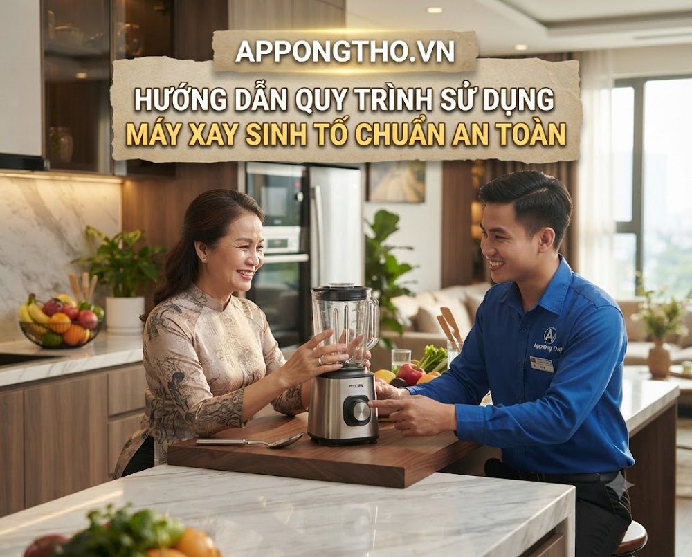 Cách sử dụng máy xay sinh tố dành cho bạn