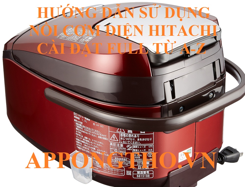 Bảng đèn màu đèn nồi cơm điện Hitachi