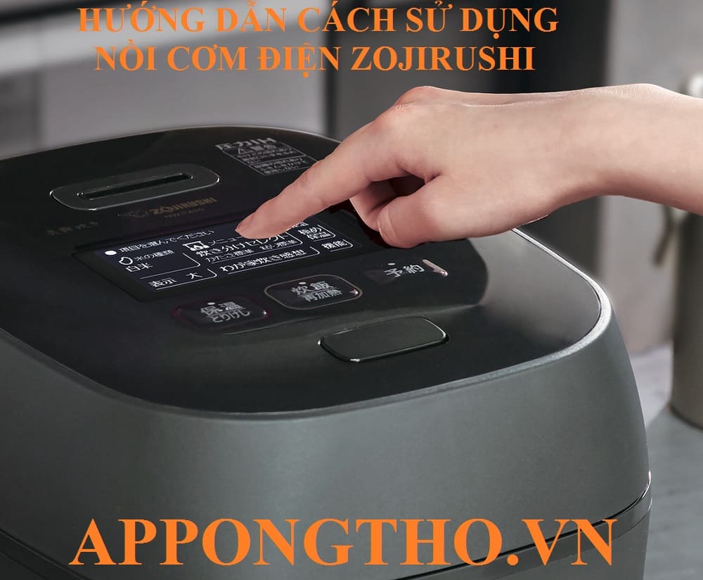  1. Cài đặt nấu cơm – 炊飯 / Start (Cook) trên nồi cơm điện Zojirushi 